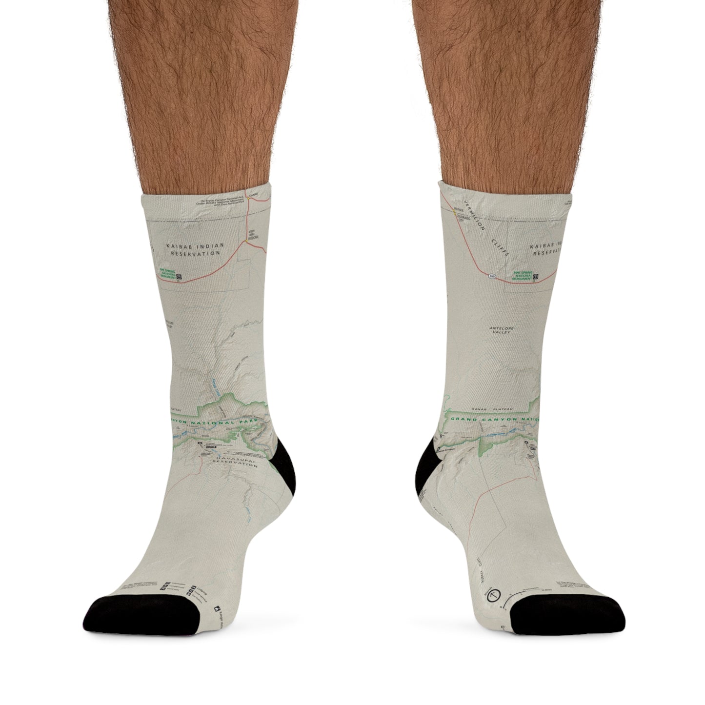 Grand Canyon National Park Sustainable Hiking & Adventure Comfort – Eco-Friendly Recycled Socks