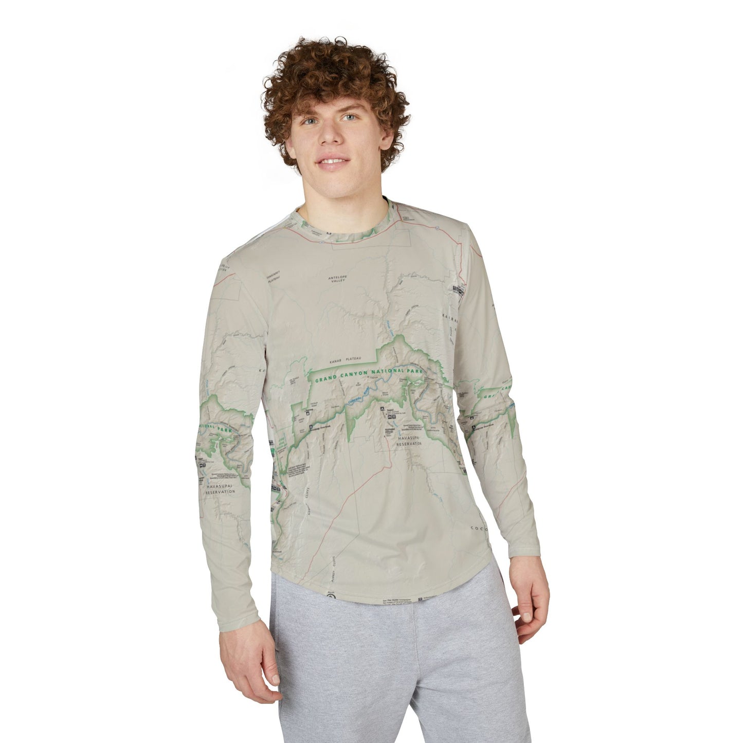 Uv protection long sleeve shirt - Grand Canyon National Park UV Protection Long Sleeve Shirt  AdventureReady Design for Outdoor Explorations!