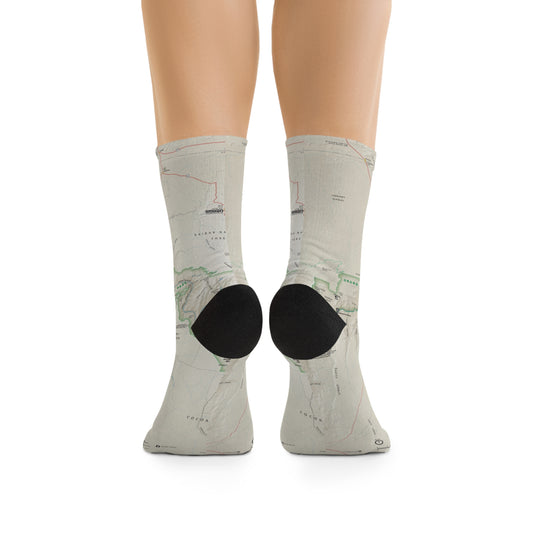 Grand Canyon National Park Sustainable Hiking & Adventure Comfort – Eco-Friendly Recycled Socks