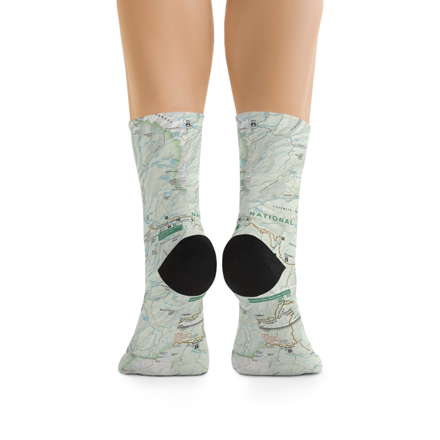 Eco-friendly recycled socks - Yosemite National Park EcoFriendly Recycled Socks  Sustainable & Stylish!