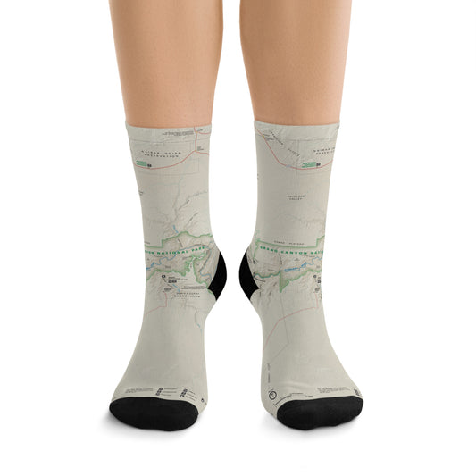 Grand Canyon National Park Sustainable Hiking & Adventure Comfort – Eco-Friendly Recycled Socks
